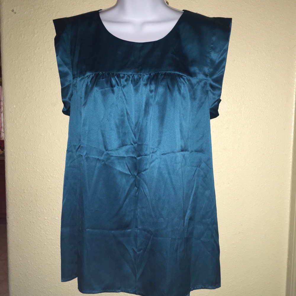 Turquoise blouse